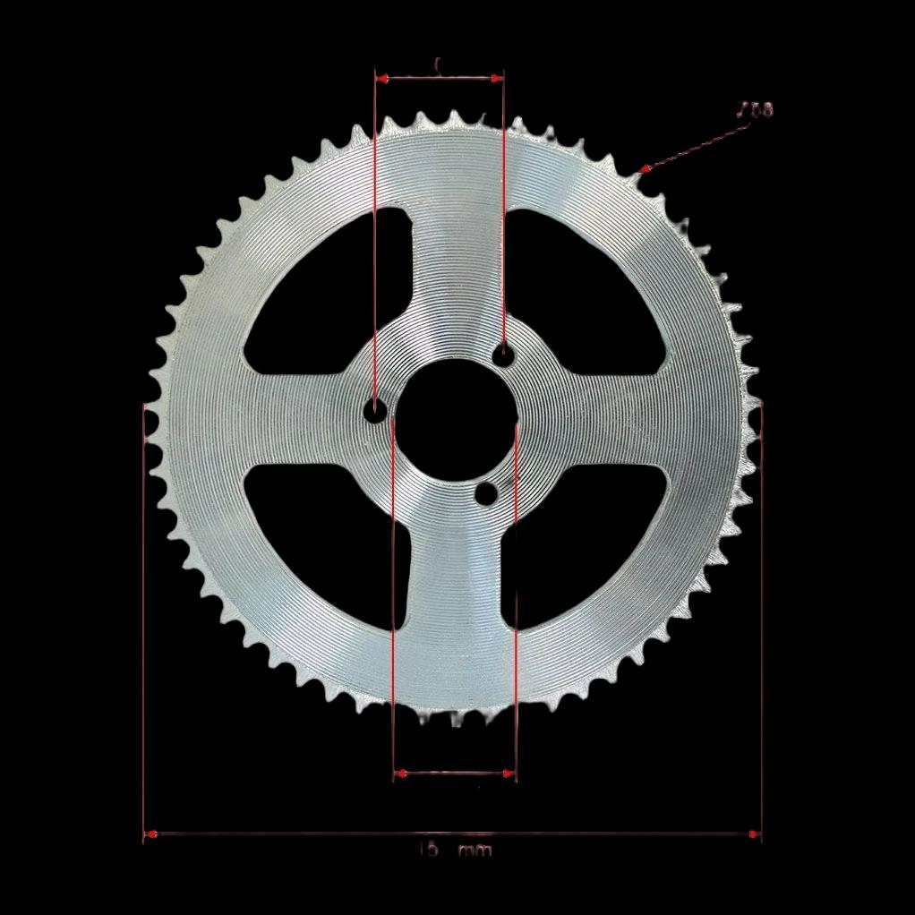 Mini bike galinė žvaigždė T8F 68T — nuotrauka 1