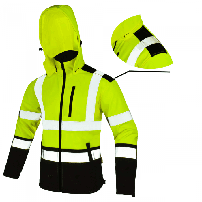 Atšvaitinė Softshell striukė su fleece — nuotrauka 1